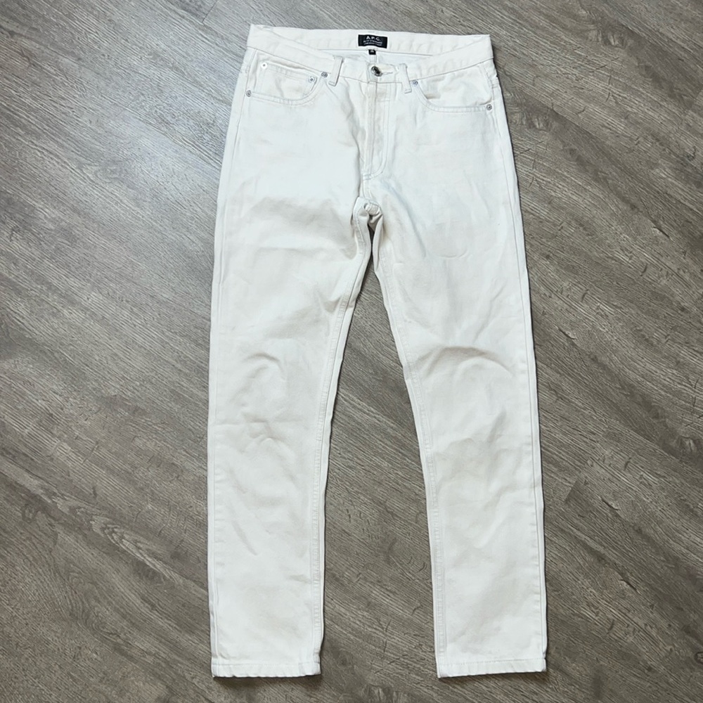 A.P.C. Petit Standard Jeans Cream